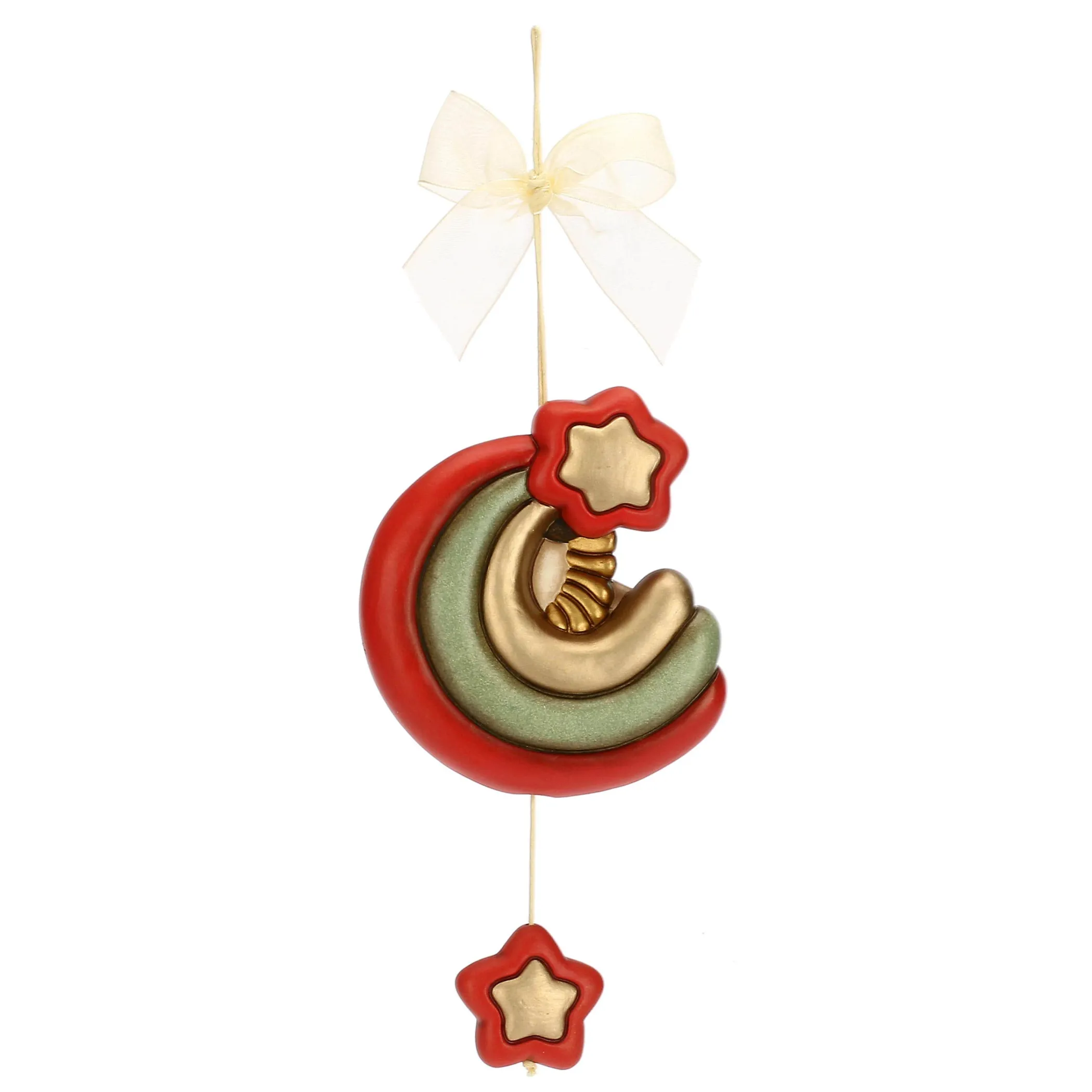 THUN Acchiappasogni con Angelo in ceramica Desideri di Natale* Angelo|Figure In Ceramica