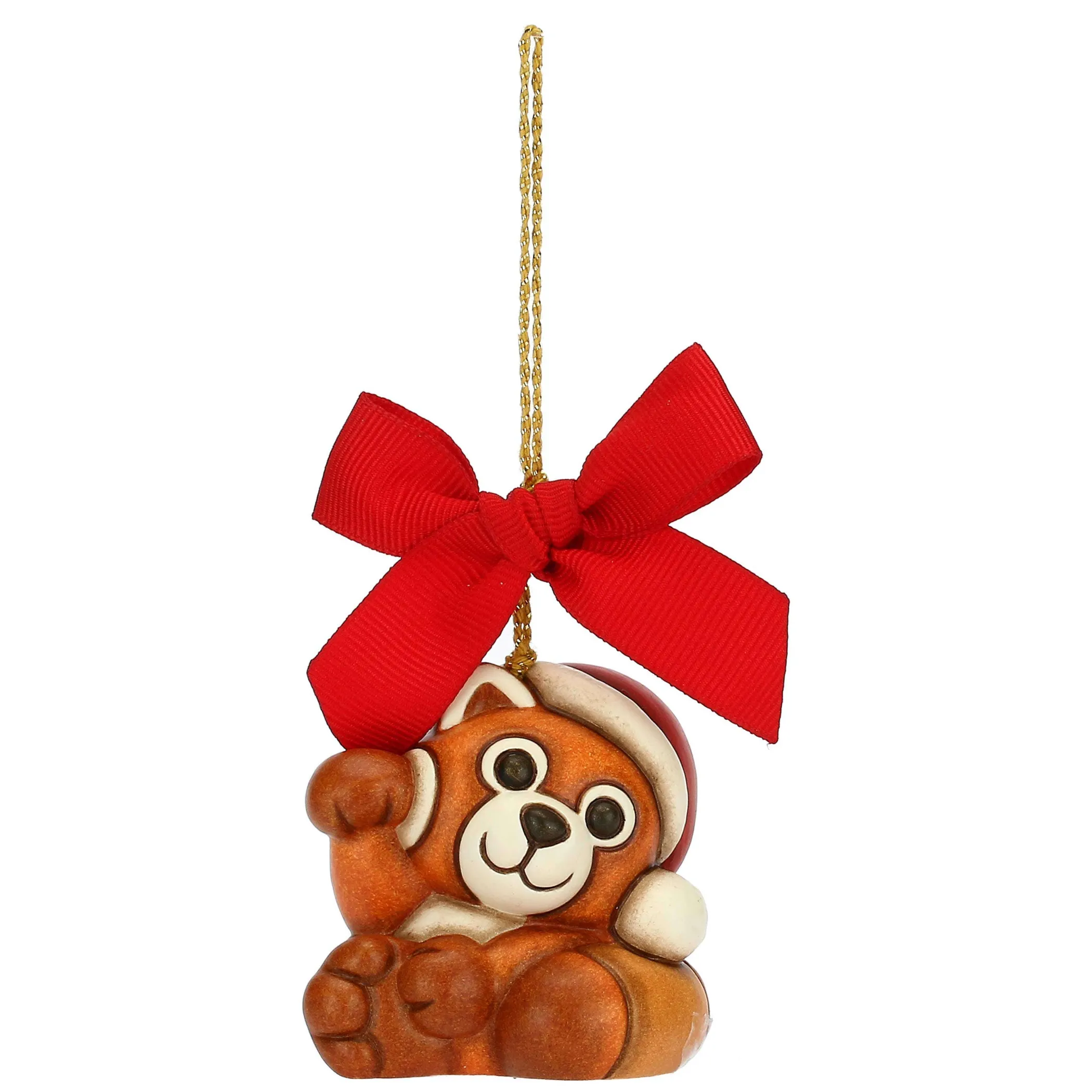 THUN Addobbo natalazio panda rosso piccolo* Addobbi E Decorazioni Per Albero