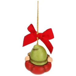 THUN Addobbo natalizio Gnomo Oliver con cappello verde in ceramica, piccolo* Addobbi E Decorazioni Per Albero