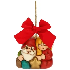 THUN Addobbo natalizio Regina delle Fate Sheila e Gnomo Oliver in ceramica, maxi* Addobbi E Decorazioni Per Albero