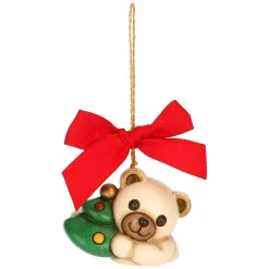THUN Addobbo natalizio Teddy con albero di Natale in ceramica, piccolo* Teddy|Addobbi E Decorazioni Per Albero