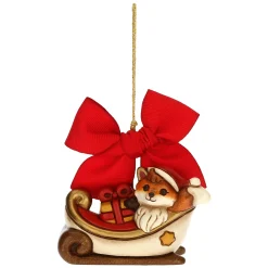 THUN Addobbo natalizio volpe Grace con slitta grande* Addobbi E Decorazioni Per Albero