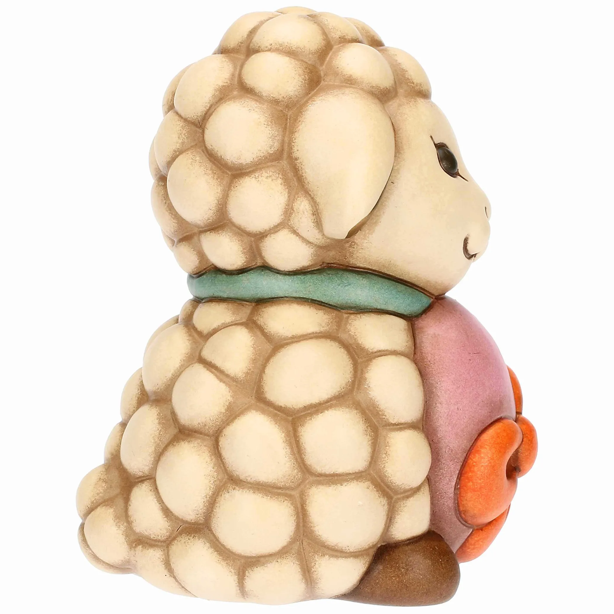 THUN Agnellino Nelly con uovo in ceramica Sorprese di Pasqua, medio* Animali E Mini Animali|Figure
