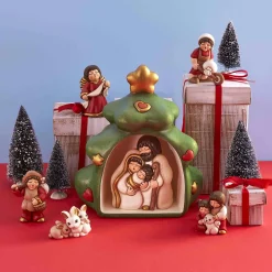 THUN Albero di Natale con Presepe mini* Addobbi Natalizi|Presepe