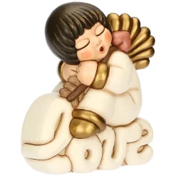 THUN Angelo Amore su scritta Love in ceramica Angel Love, maxi* Angelo|Bomboniere Comunione