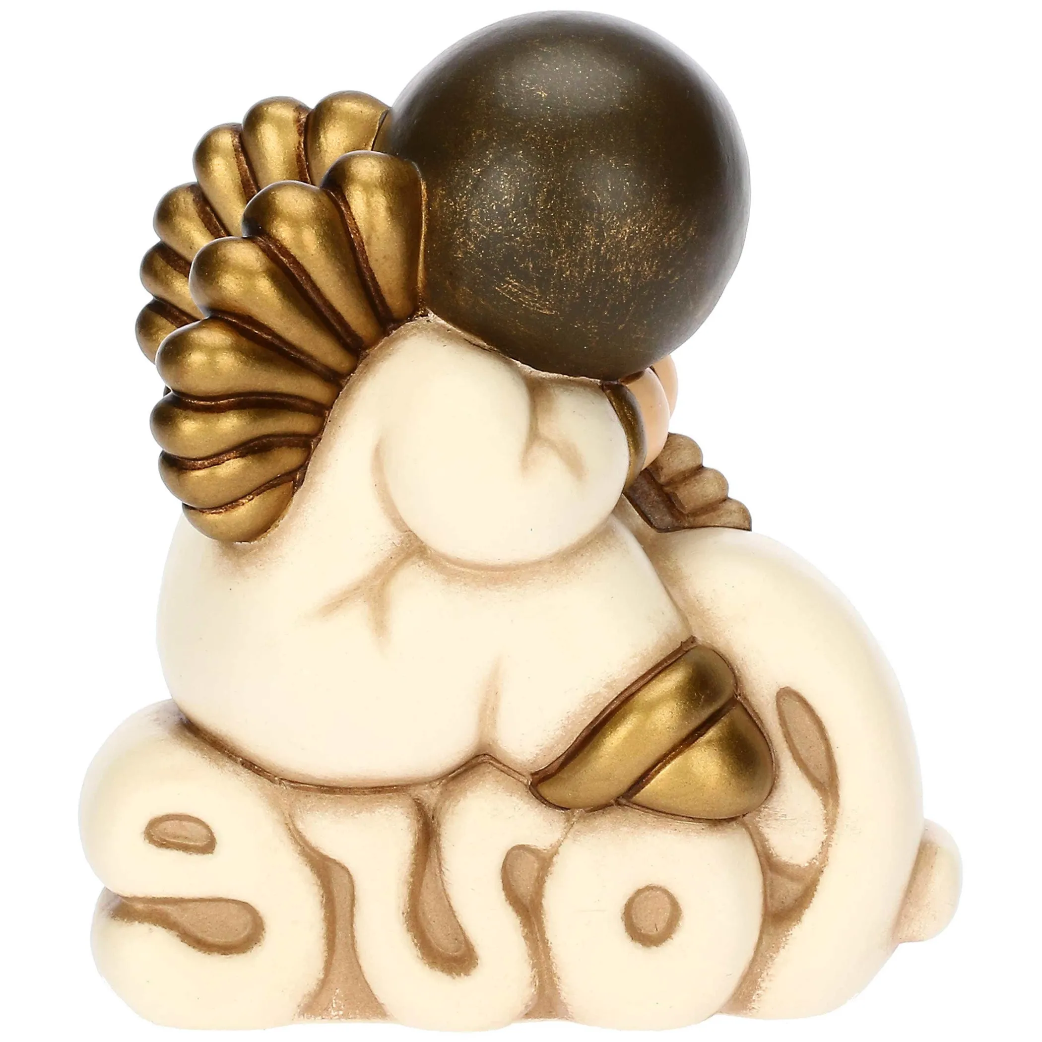 THUN Angelo Amore su scritta Love in ceramica Angel Love, medio* Angelo|Bomboniere Comunione