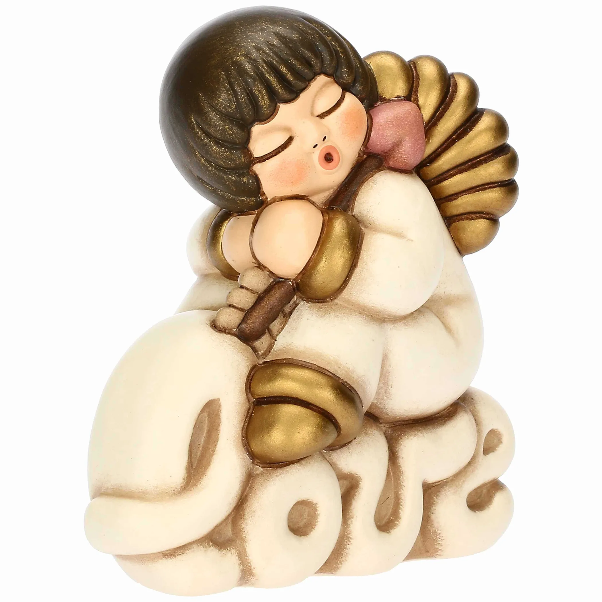 THUN Angelo Amore su scritta Love in ceramica Angel Love, medio* Angelo|Bomboniere Comunione