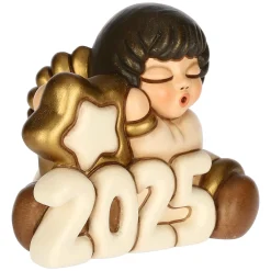 THUN Angelo Buon anno 2025 in ceramica* Angelo|Addobbi Natalizi