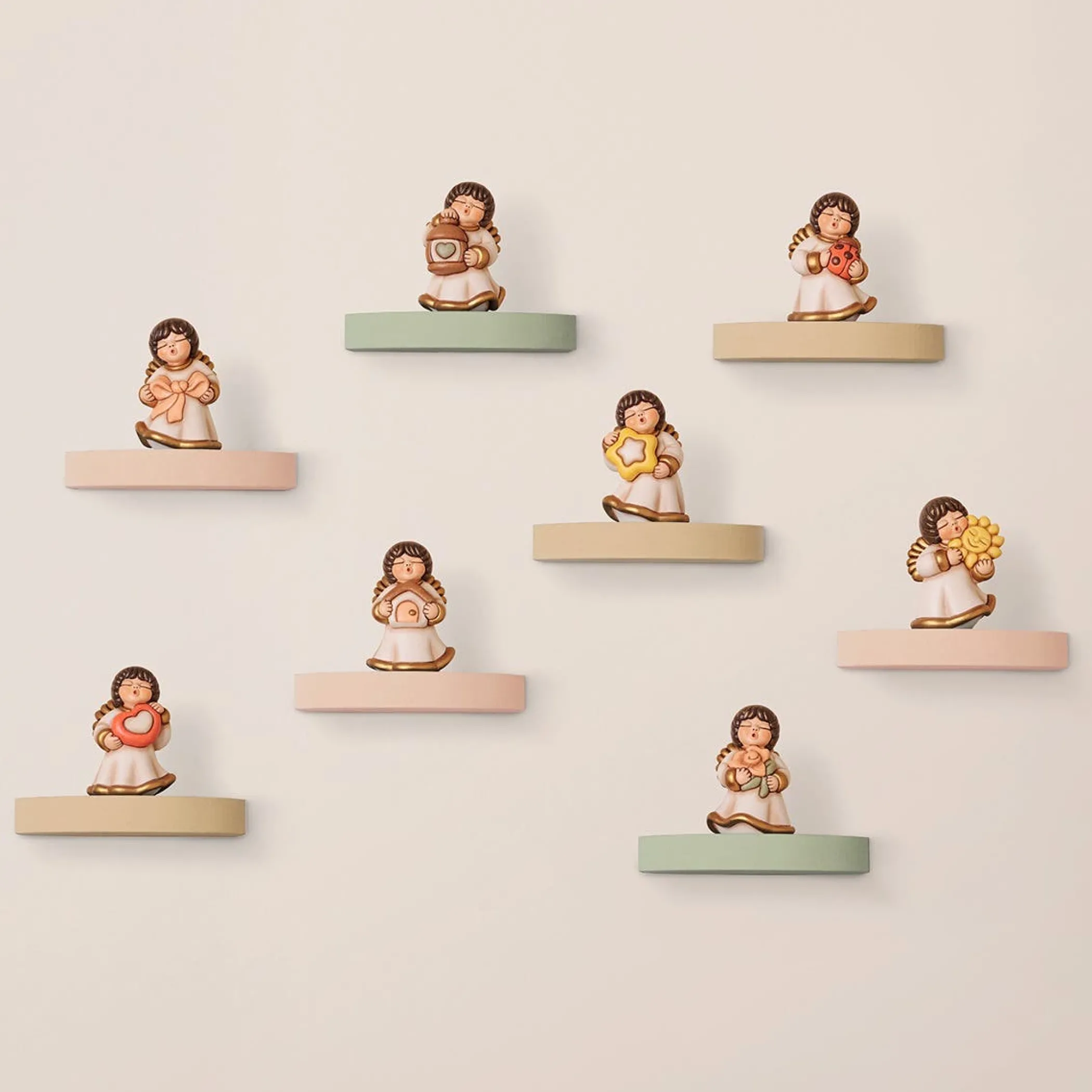 THUN Angelo custode "Gratitudine" in ceramica* Angelo|Bomboniere Comunione