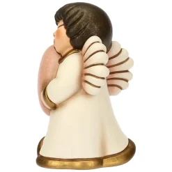 THUN Angelo in ceramica con cuore rosa* Bomboniere Cresima|Bomboniere Comunione