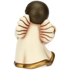 THUN Angelo in ceramica con cuore rosa* Bomboniere Cresima|Bomboniere Comunione