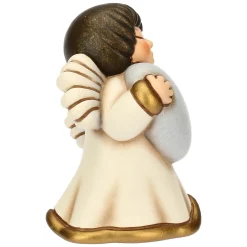 THUN Angelo in ceramica con cuore azzurro* Bomboniere Cresima|Bomboniere Comunione