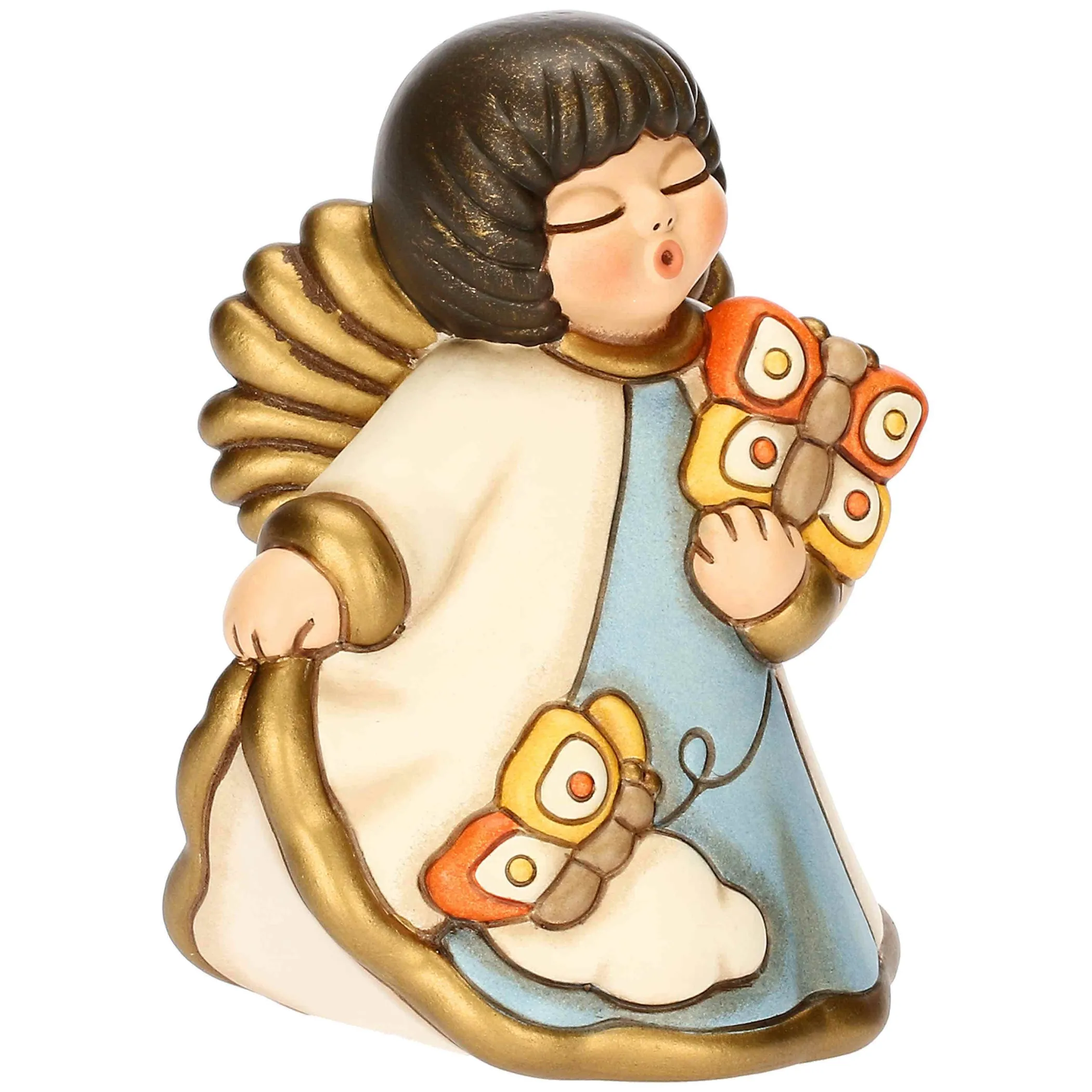 THUN Angelo in ceramica piccolo con farfalle* Angelo|Figure In Ceramica