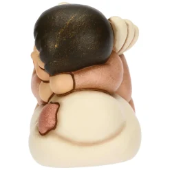 THUN Angelo rosa in ceramica su nuvola* Bomboniere Battesimo|Bomboniere Nascita