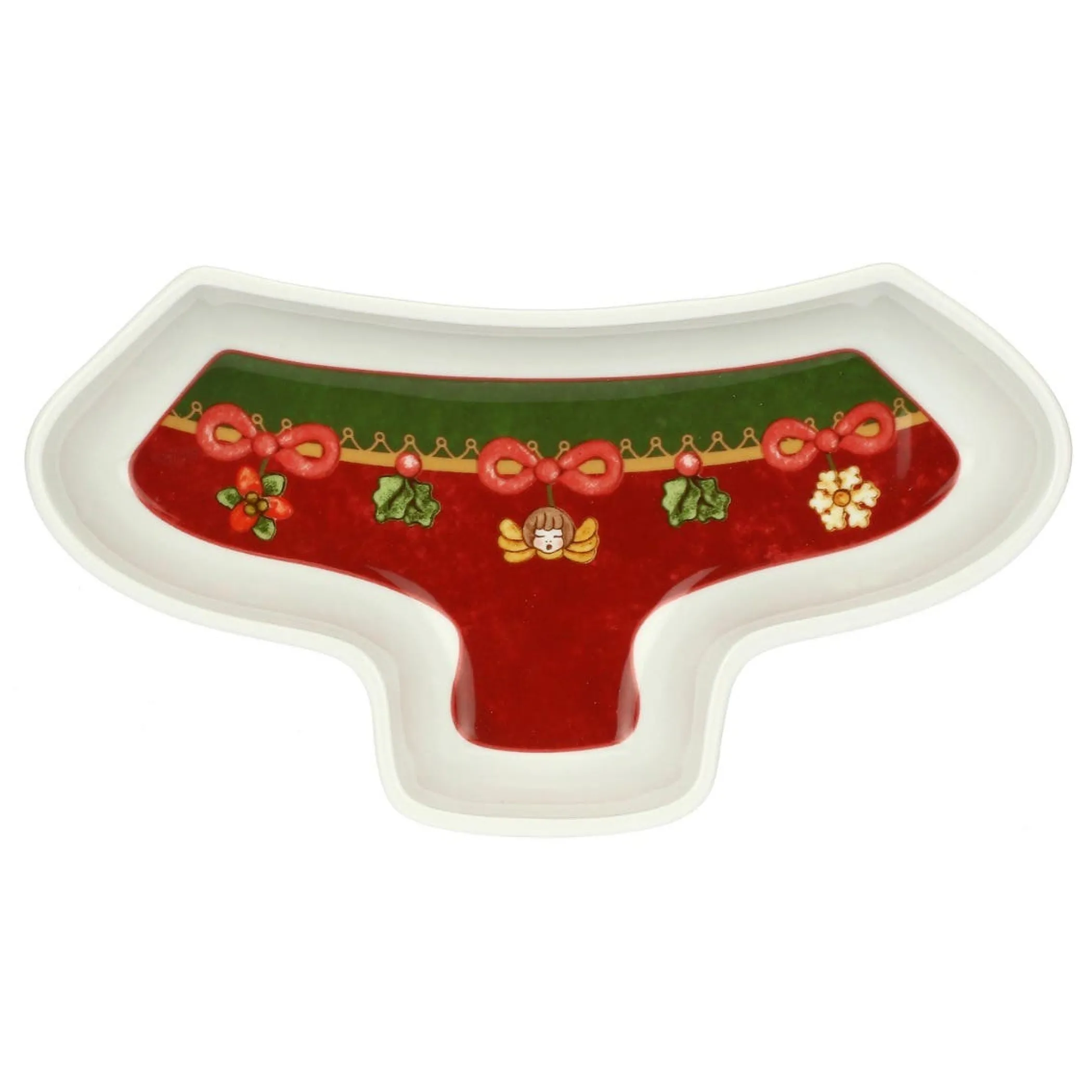 THUN Antipastiera a forma di Albero di Natale in porcellana Desideri di Natale* Piatti E Servizi Di Piatti|Accessori Natalizi Per La Tavola