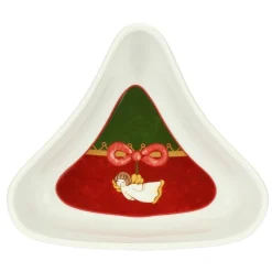 THUN Antipastiera a forma di Albero di Natale in porcellana Desideri di Natale* Piatti E Servizi Di Piatti|Accessori Natalizi Per La Tavola