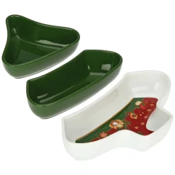 THUN Antipastiera a forma di albero di Natale in porcellana Sorprese di Natale* Altri Complementi Per La Tavola|Accessori Natalizi Per La Tavola