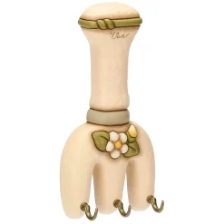 THUN Appendichiavi 3 ganci in ceramica Country Bloom* Altri Oggetti Decorativi