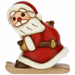 THUN Babbo Natale con sci piccolo* Addobbi Natalizi