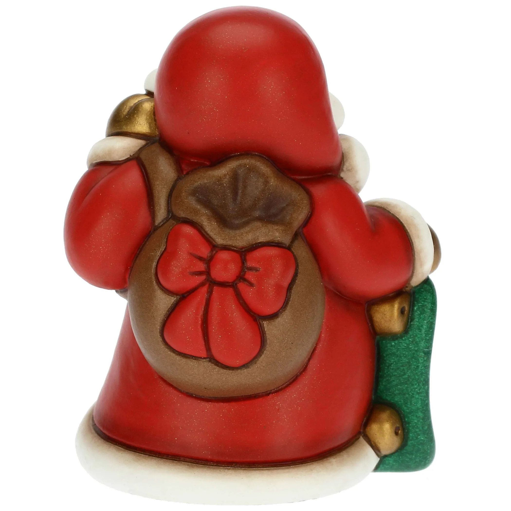 THUN Babbo Natale su skateboard in ceramica Desideri Di Natale* Addobbi Natalizi