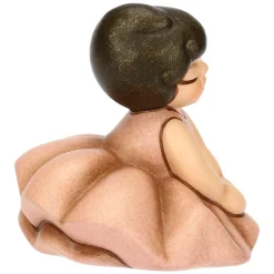 THUN Ballerina rosa seduta in ceramica* Bomboniere Cresima|Bomboniere Comunione