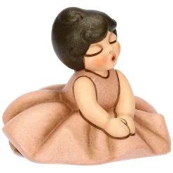 THUN Ballerina rosa seduta in ceramica* Bomboniere Cresima|Bomboniere Comunione