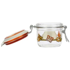 THUN Barattolo ermetico in vetro Country con girasole e farfalla* Country|Biscottiere E Barattoli