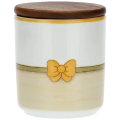 THUN Barattolo in porcellana Country con uccellino e girasole* Country|Biscottiere E Barattoli