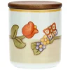 THUN Barattolo in porcellana Country con tulipano e farfalla* Country|Biscottiere E Barattoli