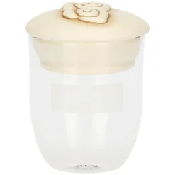 THUN Barattolo in vetro con coperchio farfalla in ceramica* Biscottiere E Barattoli