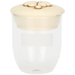 THUN Barattolo in vetro con coperchio quadrifoglio in ceramica* Biscottiere E Barattoli