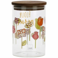 THUN Barattolo in vetro per farina Happy Country* Biscottiere E Barattoli