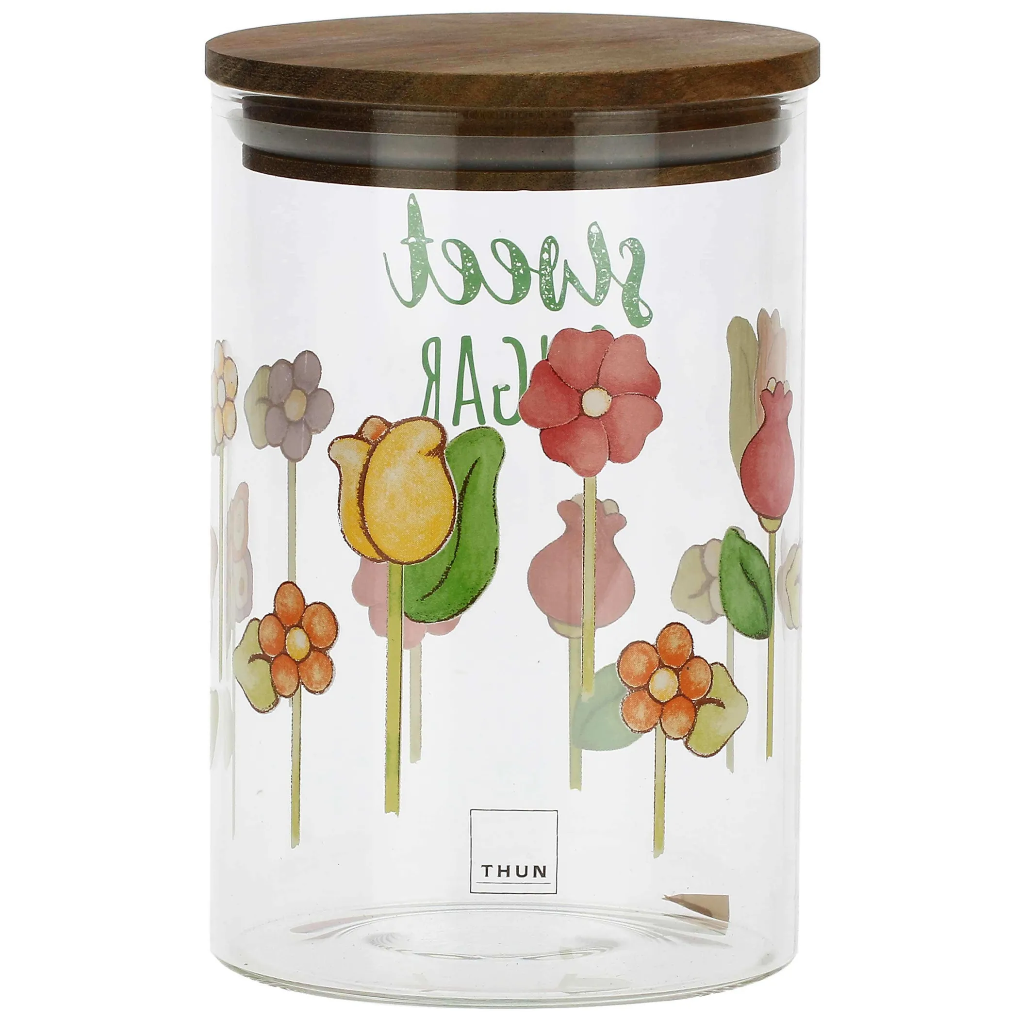 THUN Barattolo in vetro per zucchero Happy Country* Biscottiere E Barattoli