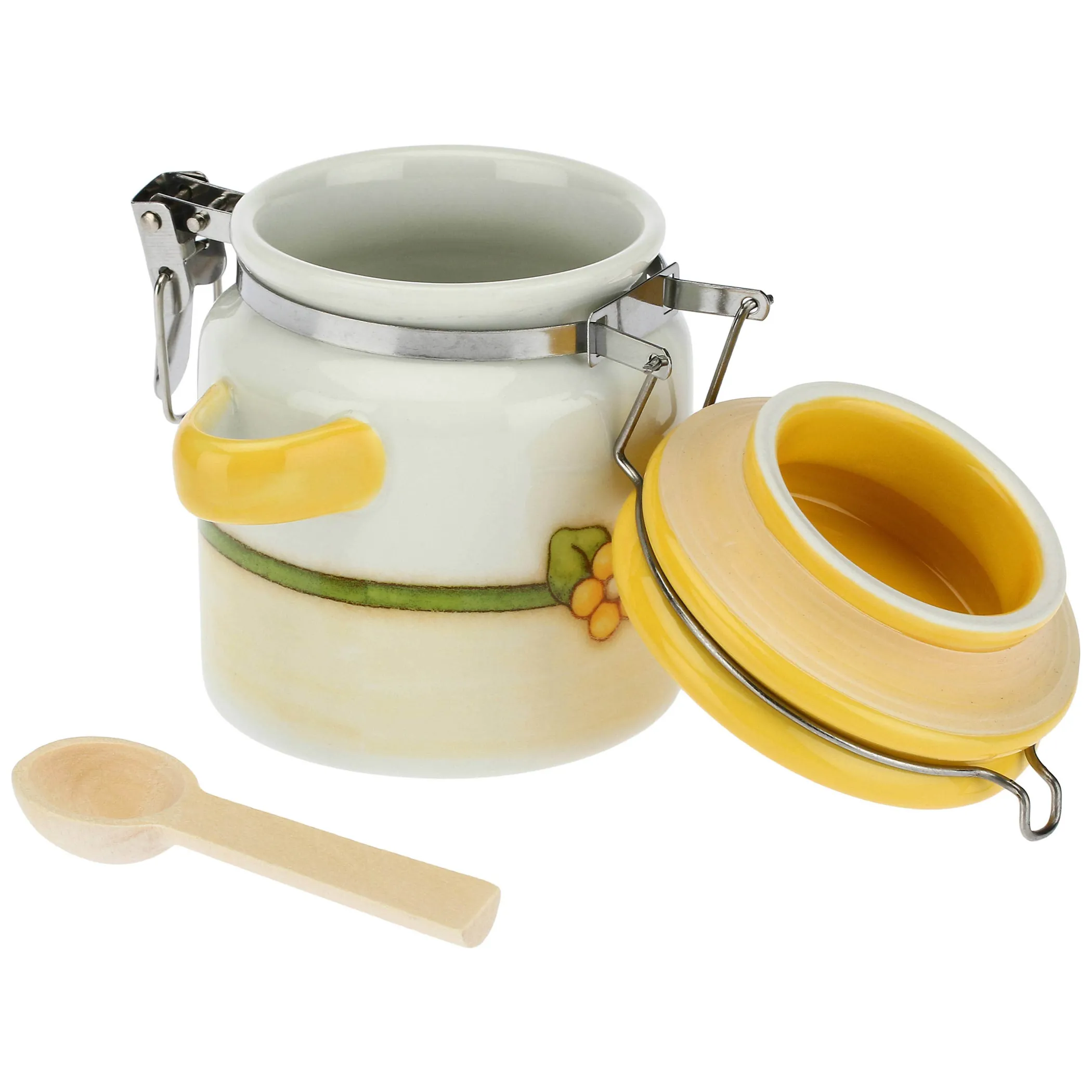 THUN Barattolo porta zucchero Country con cucchiaino in legno* Country|Biscottiere E Barattoli