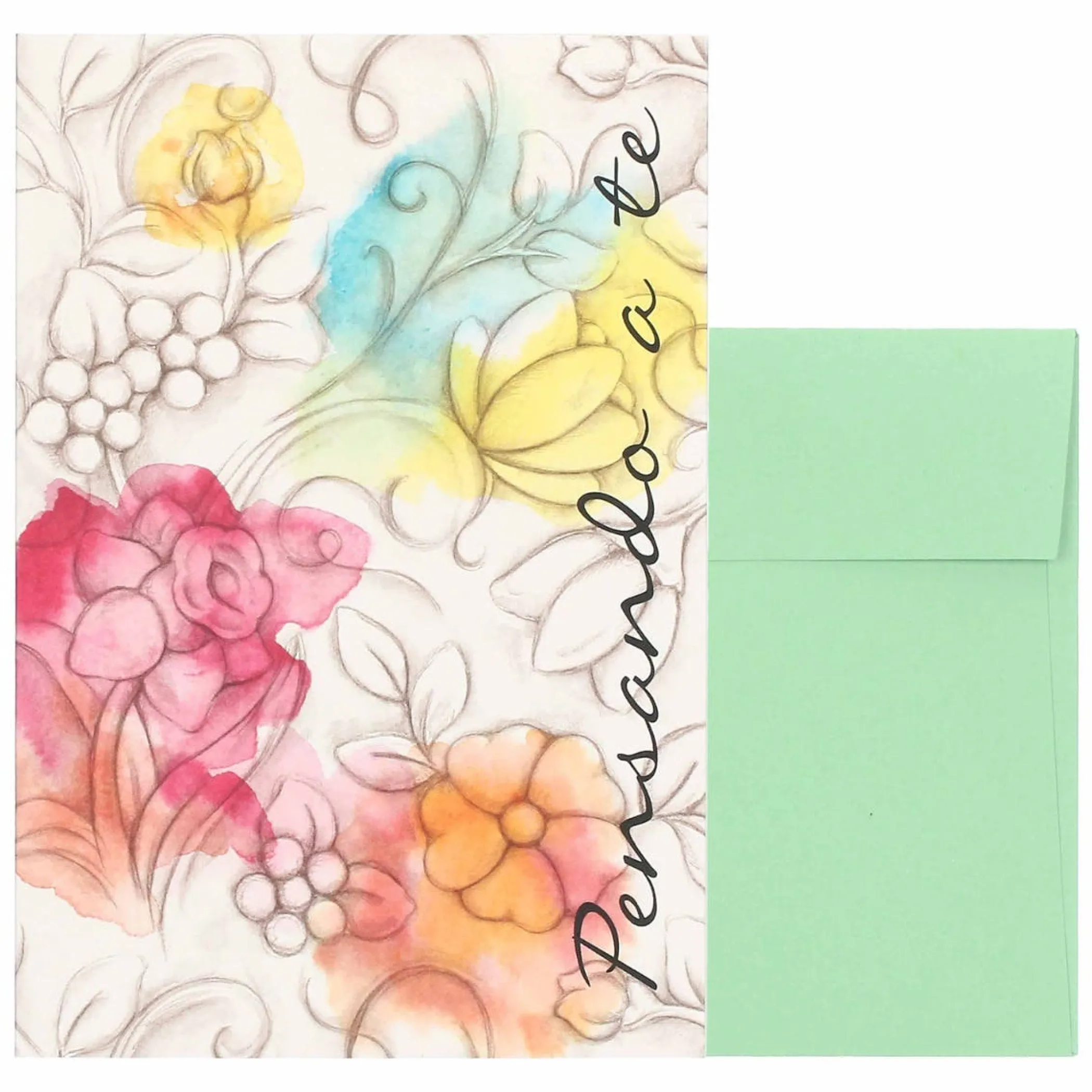 THUN Biglietto d'auguri fiori* Biglietti