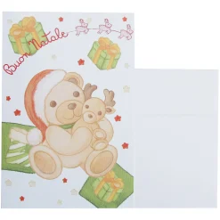 THUN Biglietto d'auguri Natale Teddy con renna* Biglietti
