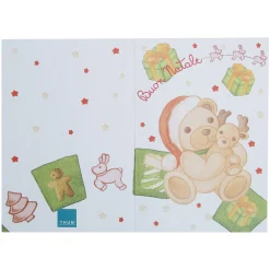 THUN Biglietto d'auguri Natale Teddy con renna* Biglietti