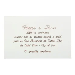 THUN Biglietto invito matrimonio neutro* Biglietti