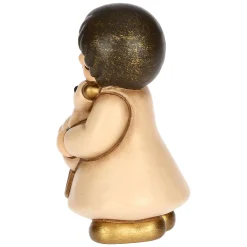 THUN Bimba con oca in ceramica Presepe Classico* Presepe