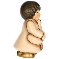 THUN Bimba con oca in ceramica Presepe Classico* Presepe