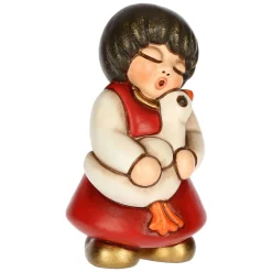 THUN Bimba con oca in ceramica Presepe Classico* Presepe
