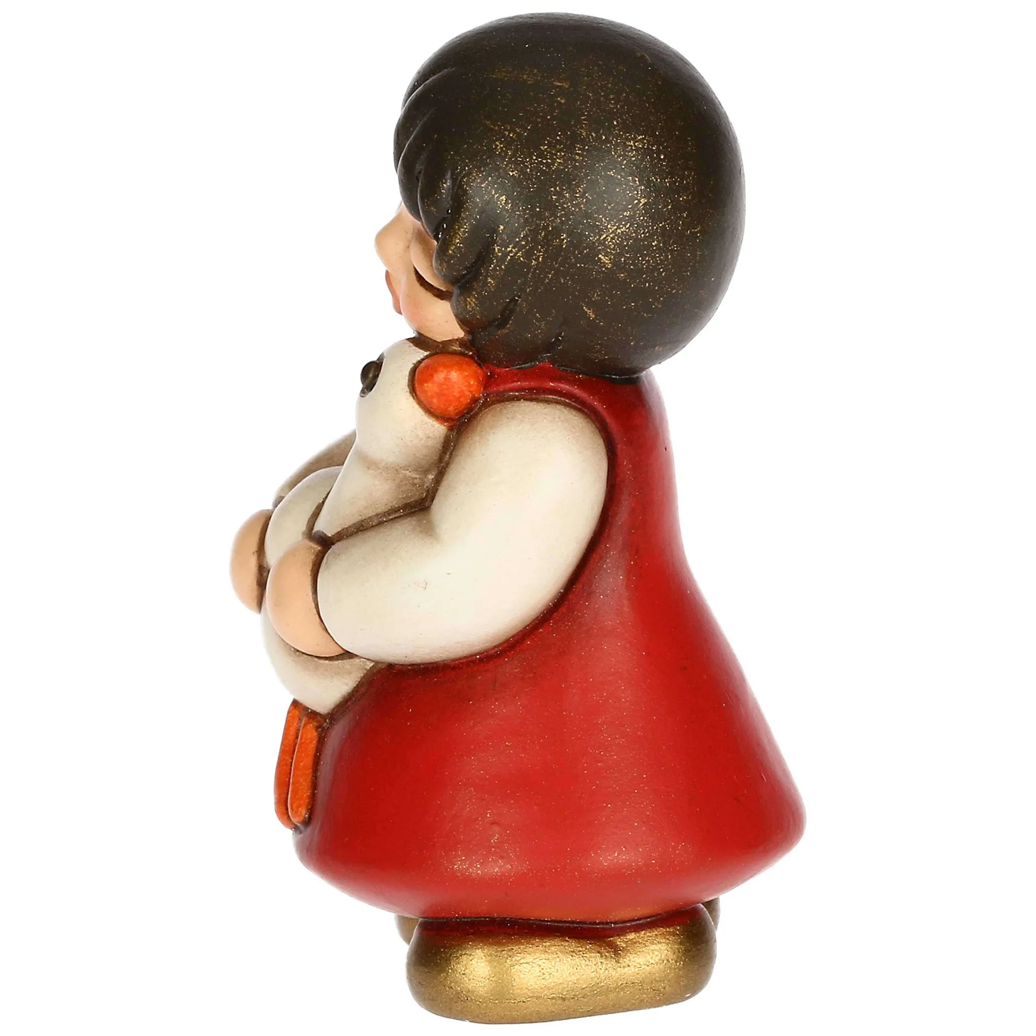 THUN Bimba con oca in ceramica Presepe Classico* Presepe