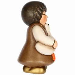 THUN Bimba con oca in ceramica Presepe Classico* Presepe