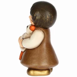 THUN Bimba con oca in ceramica Presepe Classico* Presepe