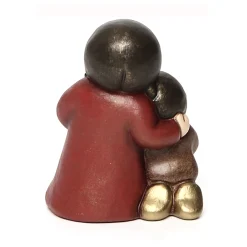 THUN Bimbi che mangiano il pane Presepe classico variante rossa* Presepe