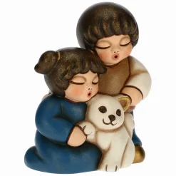THUN Bimbi con gatto Presepe Classico blu* Presepe|Figure