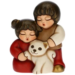 THUN Bimbi con gatto Presepe Classico rosso* Presepe|Figure