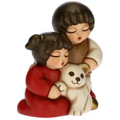 THUN Bimbi con gatto Presepe Classico rosso* Presepe|Figure