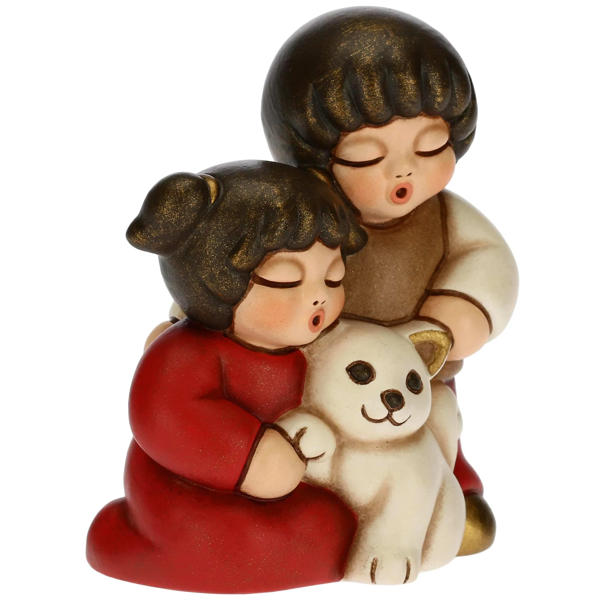 THUN Bimbi con gatto Presepe Classico rosso* Presepe|Figure