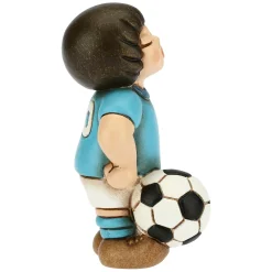 THUN Bimbo calciatore azzurro bianco piccolo* Bomboniere Cresima|Bomboniere Comunione